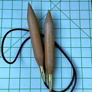 COPY - Jumbo Birch Fixed Circular Needles - US 50 (25.0mm) - 32" Needles